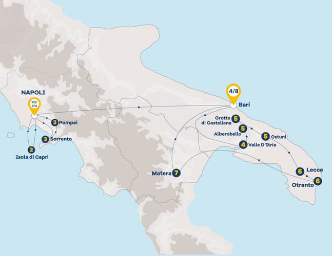Beeld - Tour i Segreti del Sud