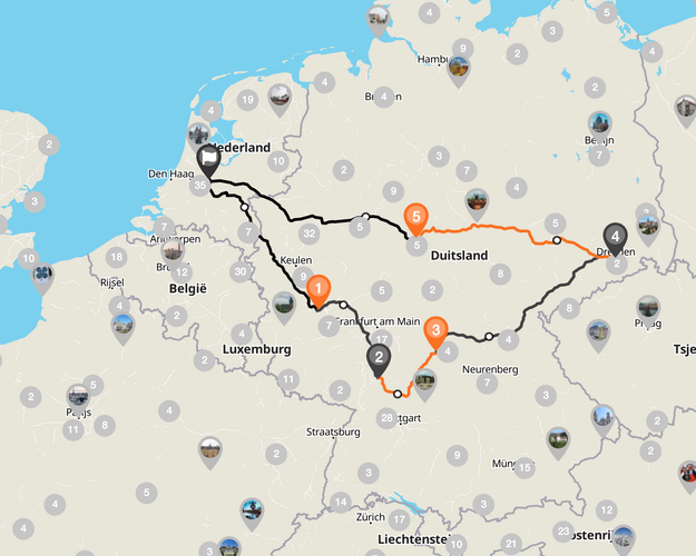 Beeld - Autorondreis Steden van Duitsland