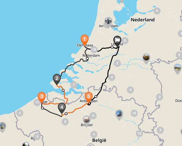 Beeld - Autorondreis west Nederland en Belgie 