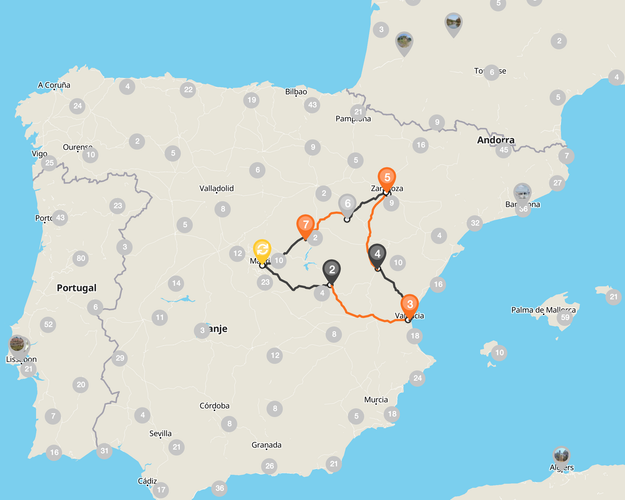 Image - Autorondreis Midden en oost Spanje