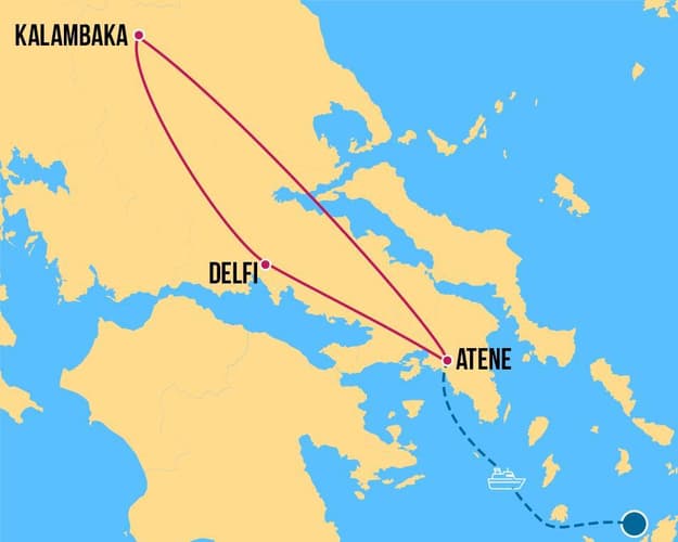 Imagem - Atene, Delphi e Meteore