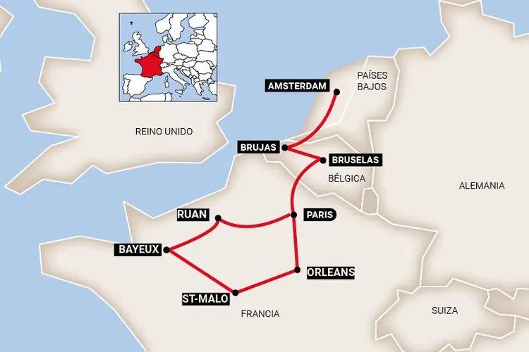 圖像 - Paises Bajos - Normandia y Bretaña