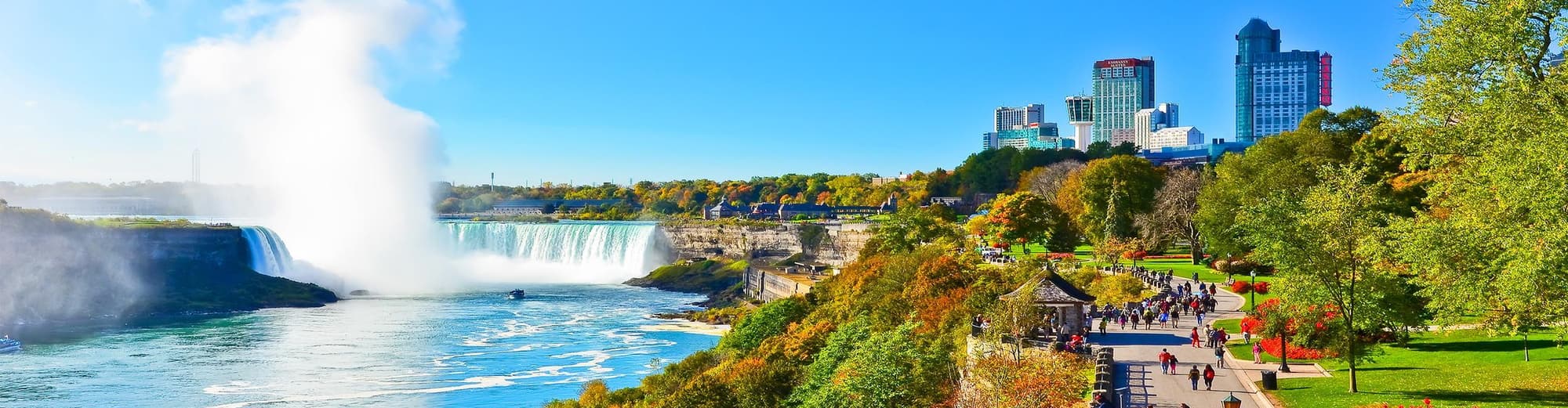 Niagarské vodopády, Kanada