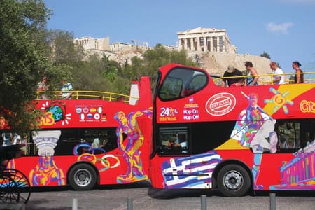 City Sightseeing Athens, Piraeus & Beach Riviera Hop-On Hop-Off Bus Tours