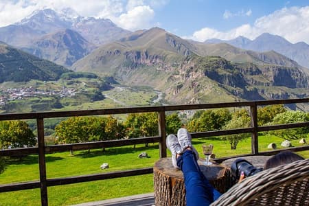Highlights of Caucasus Mountains-Jinvali,Ananuri,Gudauri,Kazbegi(Group tour)