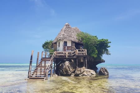 Floresta Jozani, Caverna Kuza, Praia Paje e Restaurante The Rock