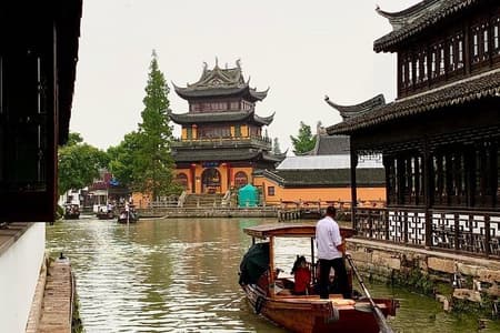 Tour privado de medio día con todo incluido a la ciudad acuática de Zhujiajiao