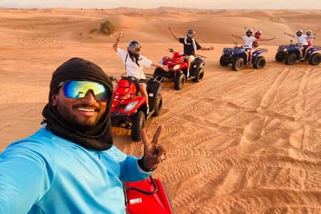 Dubai Red Dunes ATV, cammelli, osservazione delle stelle e 5 * barbecue Al Khayma Camp