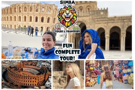 Fun Private Tour: Jem Colosseum, Kairouan+Medina, Monastir/Sousse