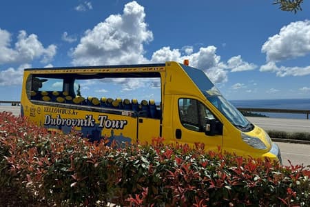 Hop-On Hop-Off Yellow Cabrio Tour: Discover Dubrovnik in 1.5 hour
