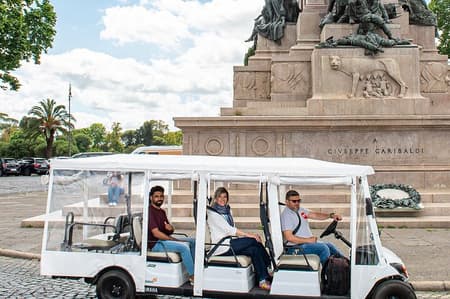 Private Piazza's, Fountains, Monuments & Basilicas Rome Golf Cart