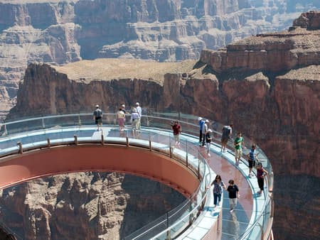 Bustour zum Grand Canyon West Rim und Fotostopp am Hoover Dam