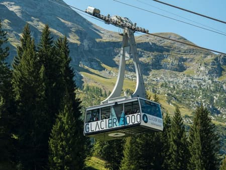 Glacier 3000 - Cable Car From Montreux