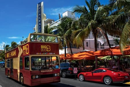 Miami Hop-on-Hop-off-Tour im großen Bus mit offenem Oberdeck