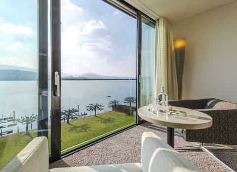 HERMITAGE Lake Lucerne - Beach Club & Lifestyle Hotel, View from room