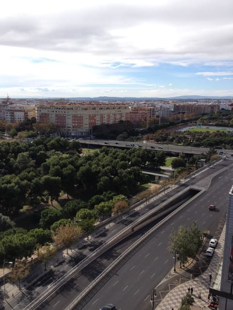 Hotel Turia Valencia, View from room
