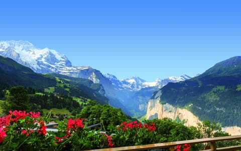 Hotel Victoria Lauberhorn Wengen, a Faern Collection Hotel, View from room