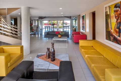 Transoceânico Praia Hotel, Interior entrance