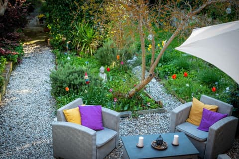 Monica appartamento con giardino al Ponte Vecchio, 