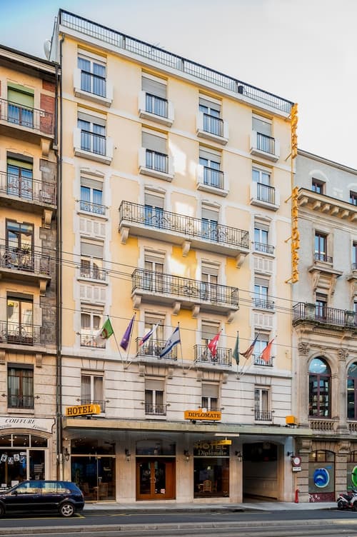 Hotel Diplomate, Front of property