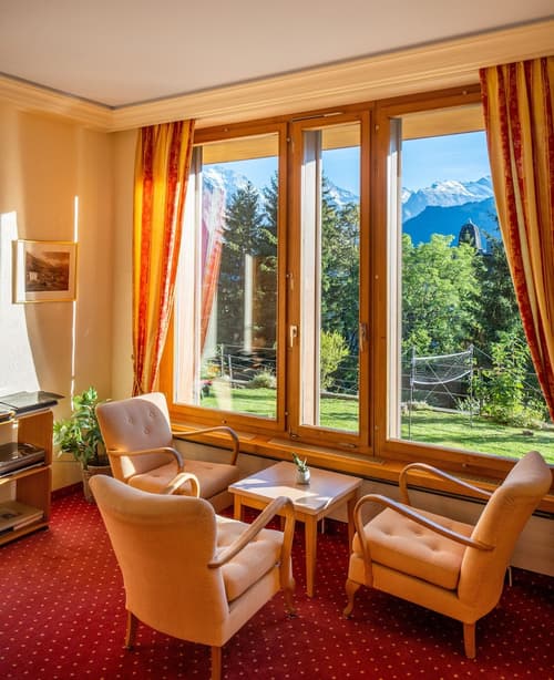 Hotel Jungfraublick Wengen, Lobby lounge