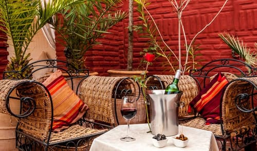 Riad Eden, Outdoor dining