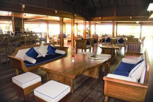 La Digue Island Lodge, Lobby sitting area