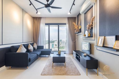 ViiA Residences in KL Eco City, Five Senses, Living area