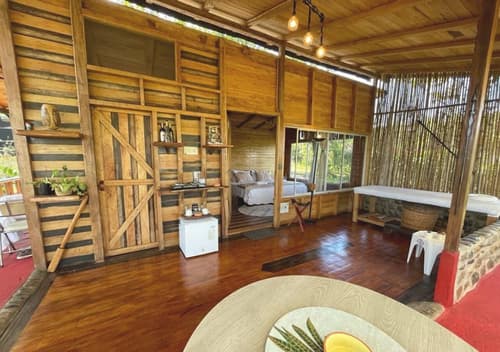 Cacao Glamping, Living area